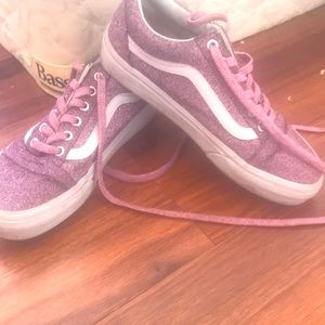 I am selling some pink sparkly vans